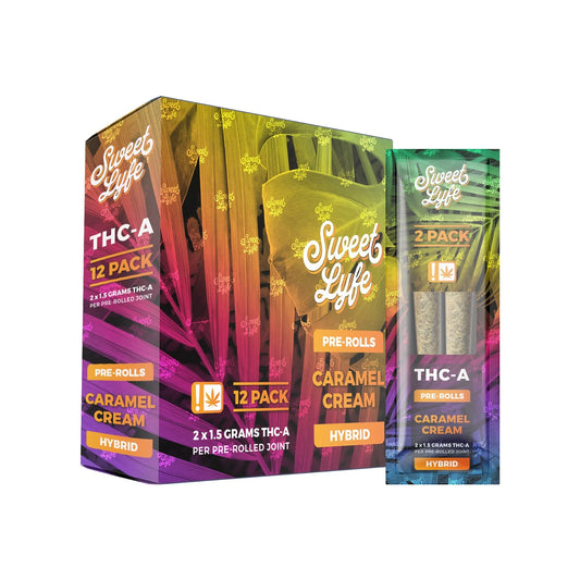 THC-A Joints - 2 Pack Caramel Cream (Hybrid)