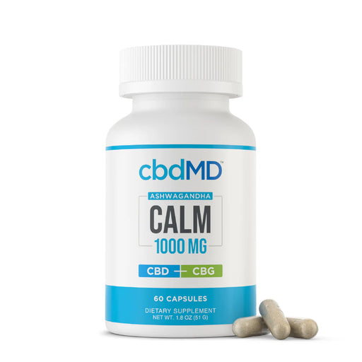 cbdMD, Broad Spectrum CBD Calm Capsules | Puff Plug 305