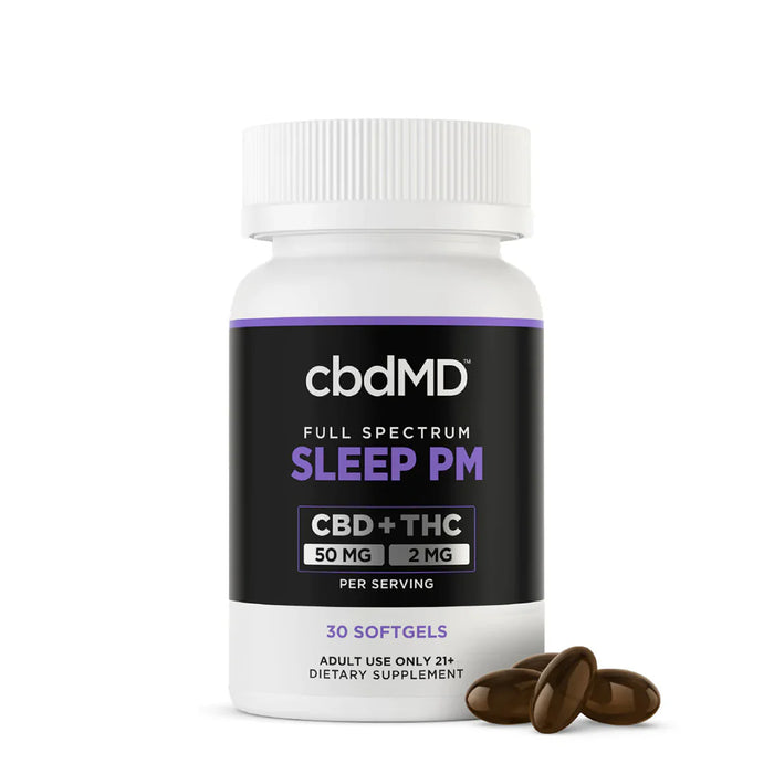 cbdMD, CBD Sleep Softgel Capsules Full Spectrum | Puff Plug 305