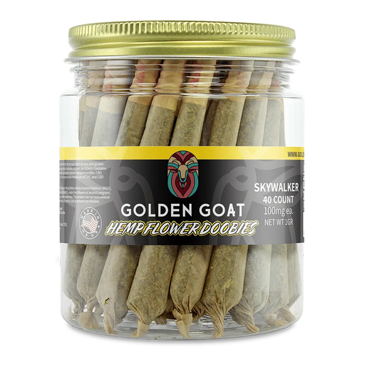 Golden Goat CBD Hemp Flower Pre-Roll Joints | Skywalker | PuffPlug305 | BestHempFinds