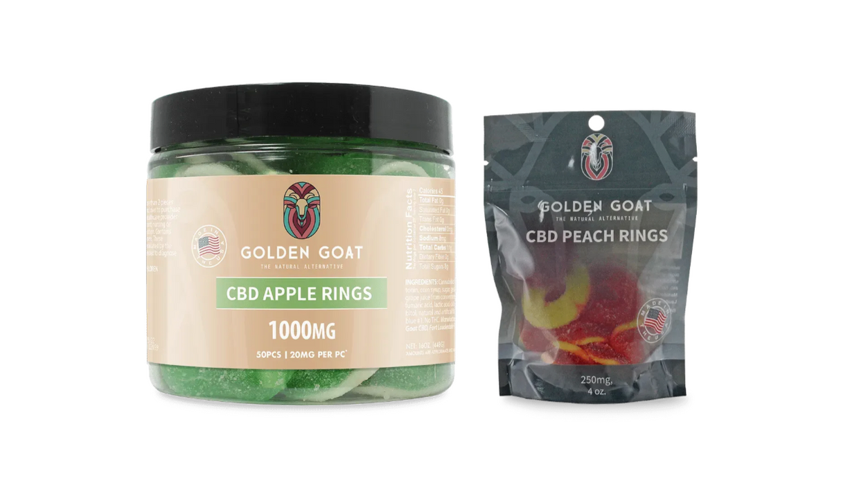 Golden Goat CBD Gummies | PuffPlug305 | BestHempFinds
