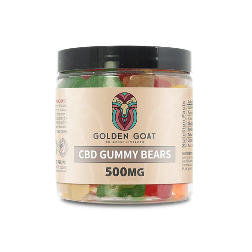 Golden Goat CBD Gummies 500MG | Clear Bears | PuffPlug305 | BestHempFinds