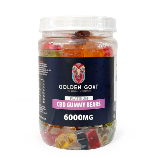 Golden Goat CBD Gummies 6000MG | Clear Bears | PuffPlug305 | BestHempFinds