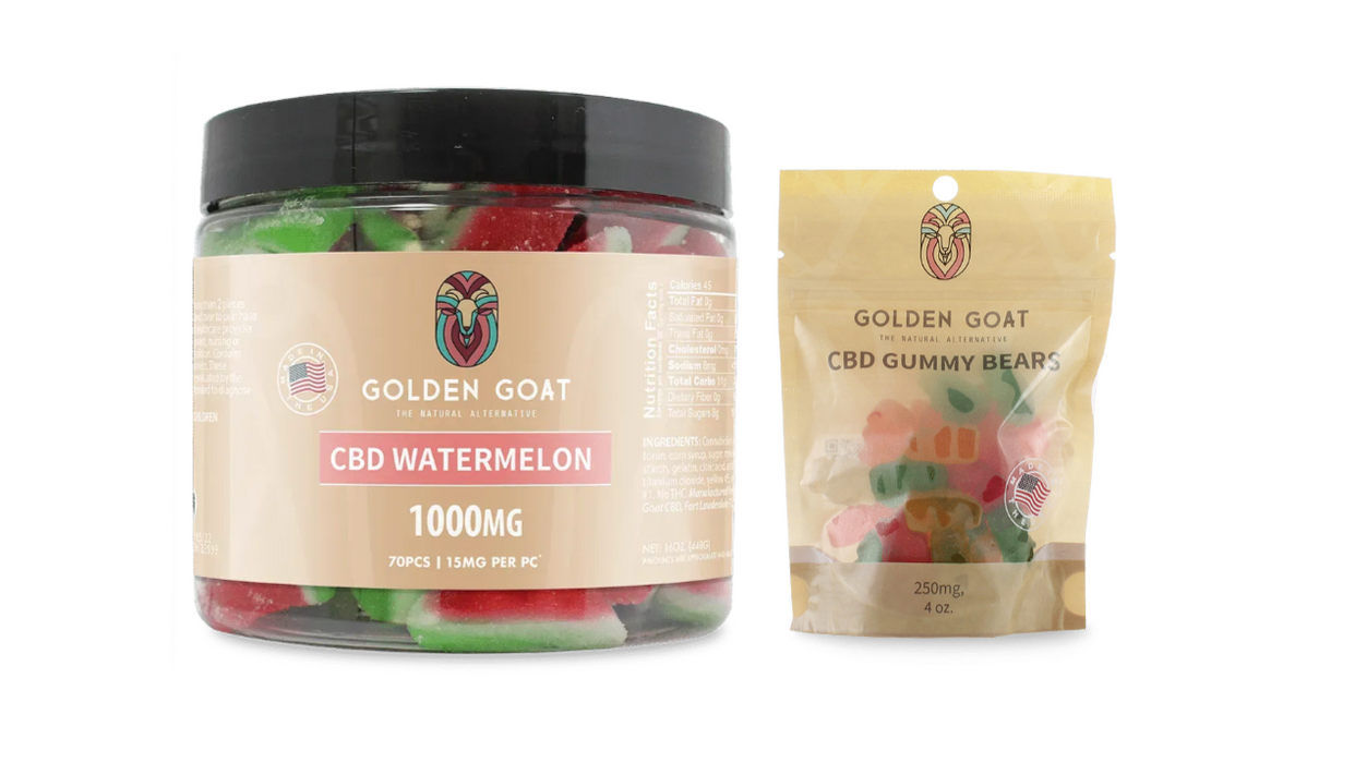 Golden Goat CBD Gummies | PuffPlug305 | BestHempFinds