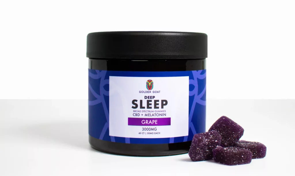 Deep Sleep CBD & Melatonin Infused Gummies - 3000MG (Grape)