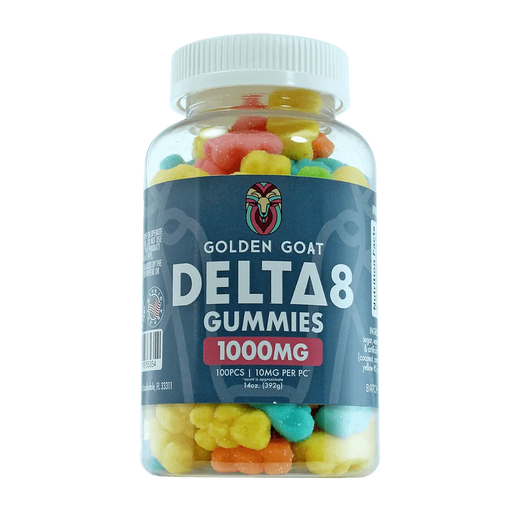 Golden Goat Delta 8 Gummies 1000MG | Sour Bears | PuffPlug305 | BestHempFinds