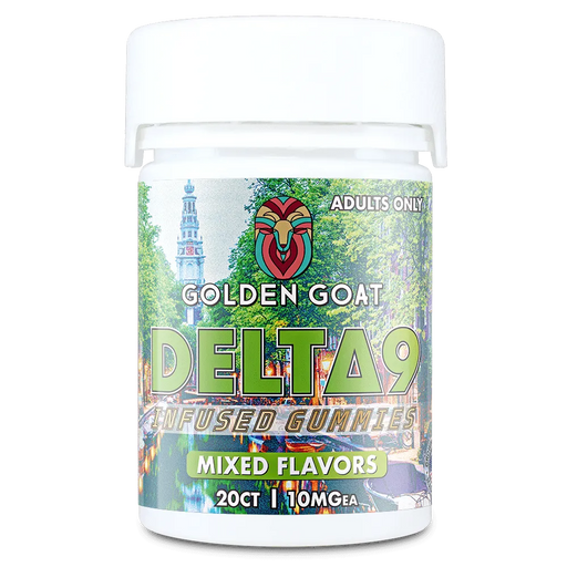 Golden Goat Delta 9 Gummies | Mixed Flavors | PuffPlug305 | BestHempFinds