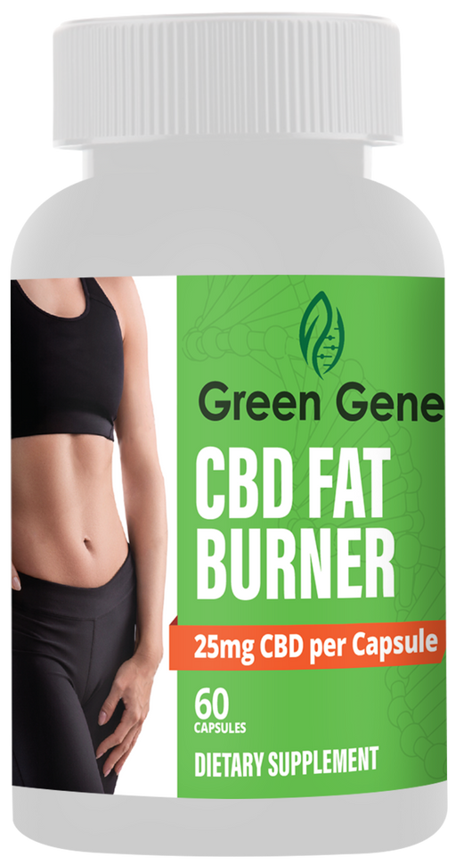 Green Gene CBD Fat Burner Capsules 1500MG | PuffPlug305 | BestHempFinds