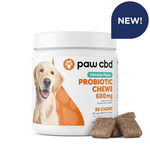 cbdMD, Digestive Probiotic CBD Dog Soft Chews | Puff Plug 305