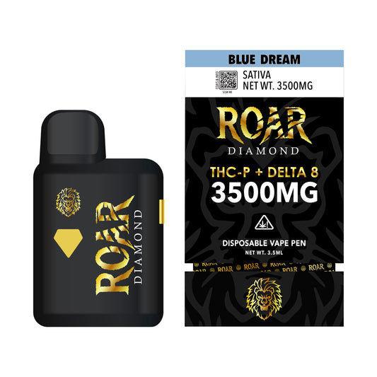 Roar Diamond THC-P + Delta 8 3500MG - Blue Dream