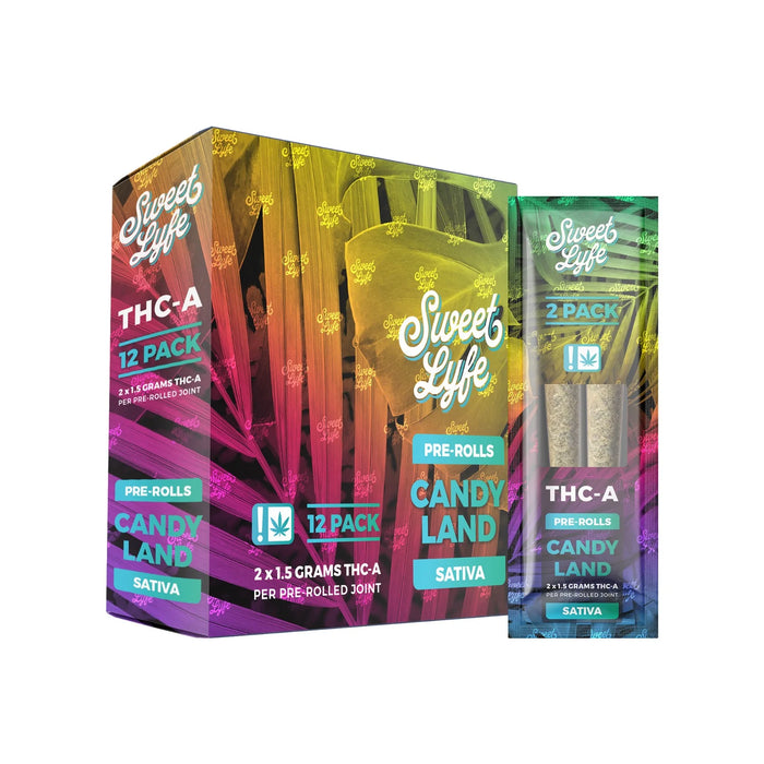 THC-A Joints - 2 Pack Candy Land (Sativa)