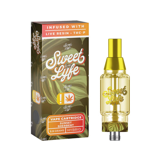 Vape Cartridges 2.5ml Infused with Live Resin Delta 8 + THCP Blend - Pineapple Express - Hybrid