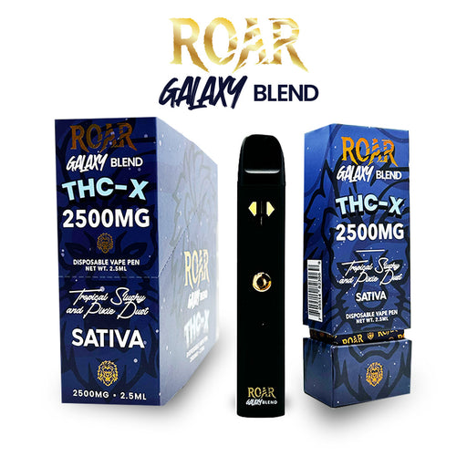 Roar Smoke | THC-X Disposable Vape |  Tropical Slushy & Pixie Dust | PuffPlug305