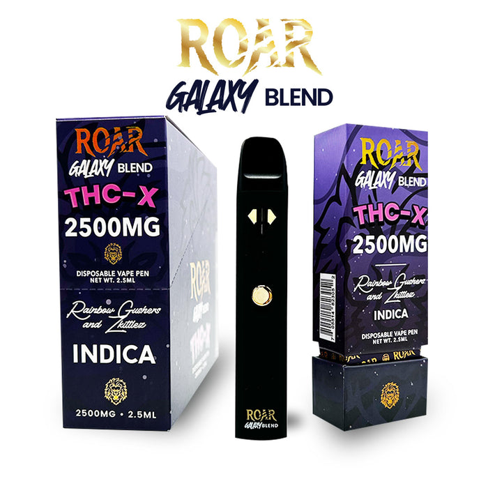 Roar Smoke | THC-X Disposable Vape | Rainbow Gushers & Zkittlez | PuffPlug305